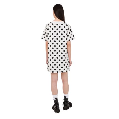 THE TEDDY BEAR PRINTED HEAVY COTTON DRESS